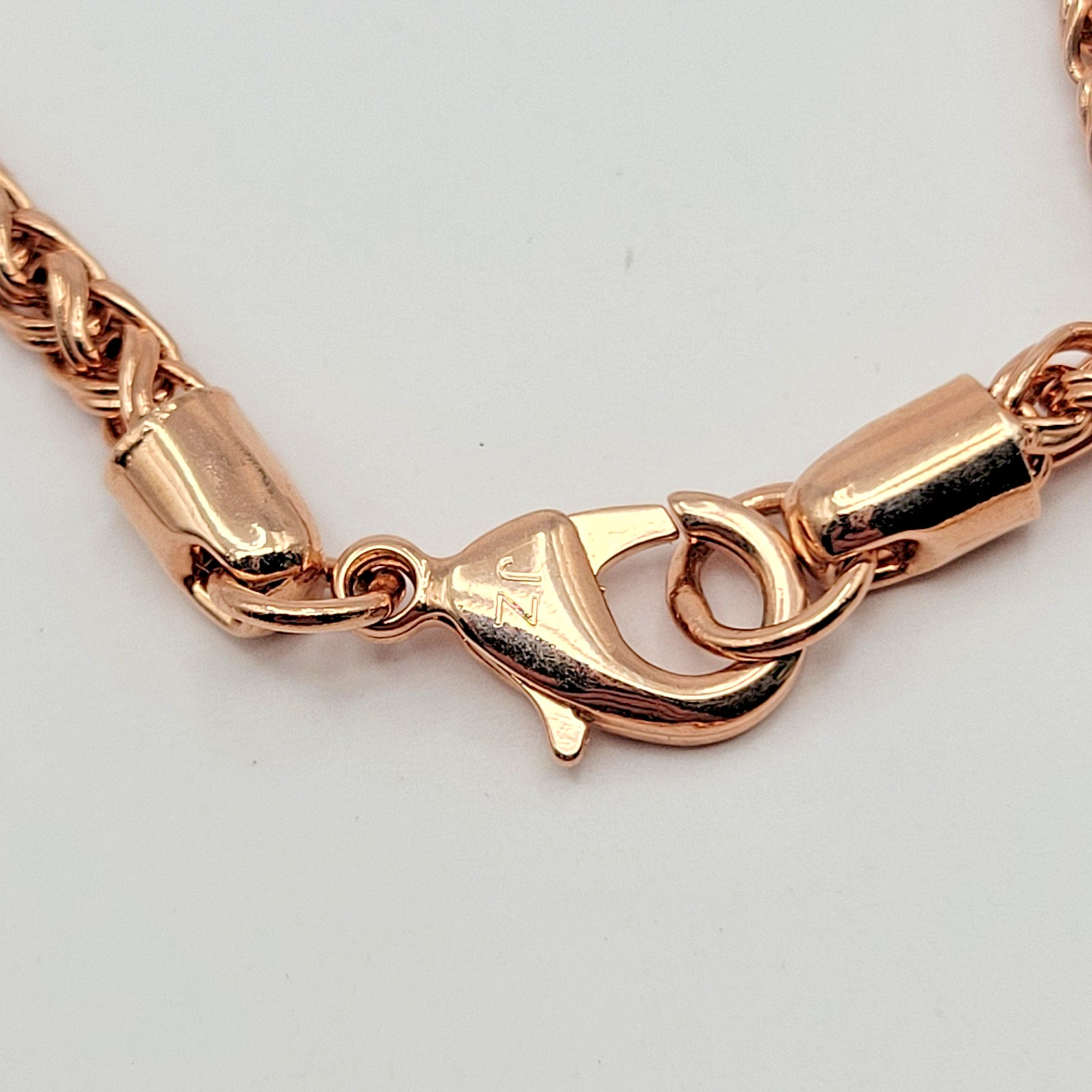 JTV Timna Jewelry Collection Copper 3.5mm Spiga Wheat Chain Necklace ~ 19″