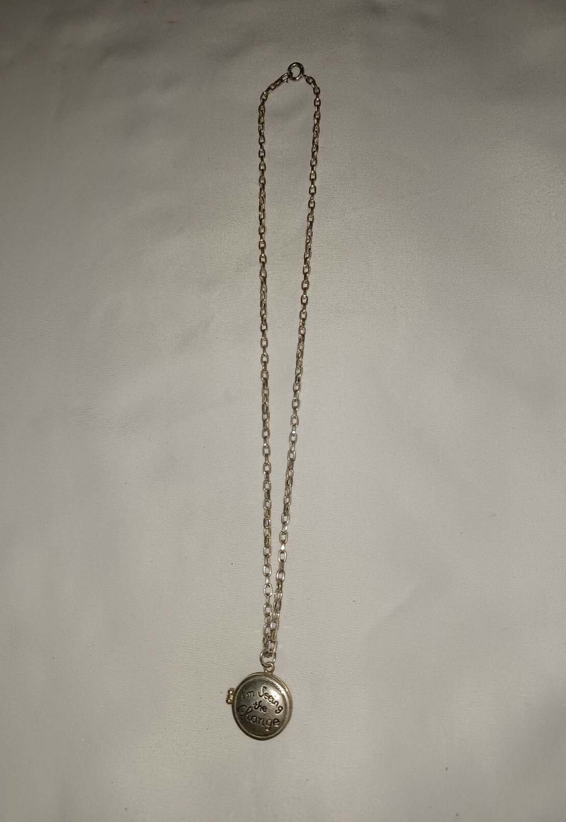 I’m Seeing the Change Before After Picture Locket Necklace