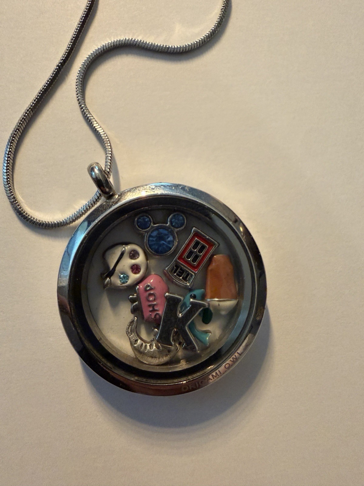 Origami owl LOT Of Necklaces, Charms, Bracelet , Holders Silver