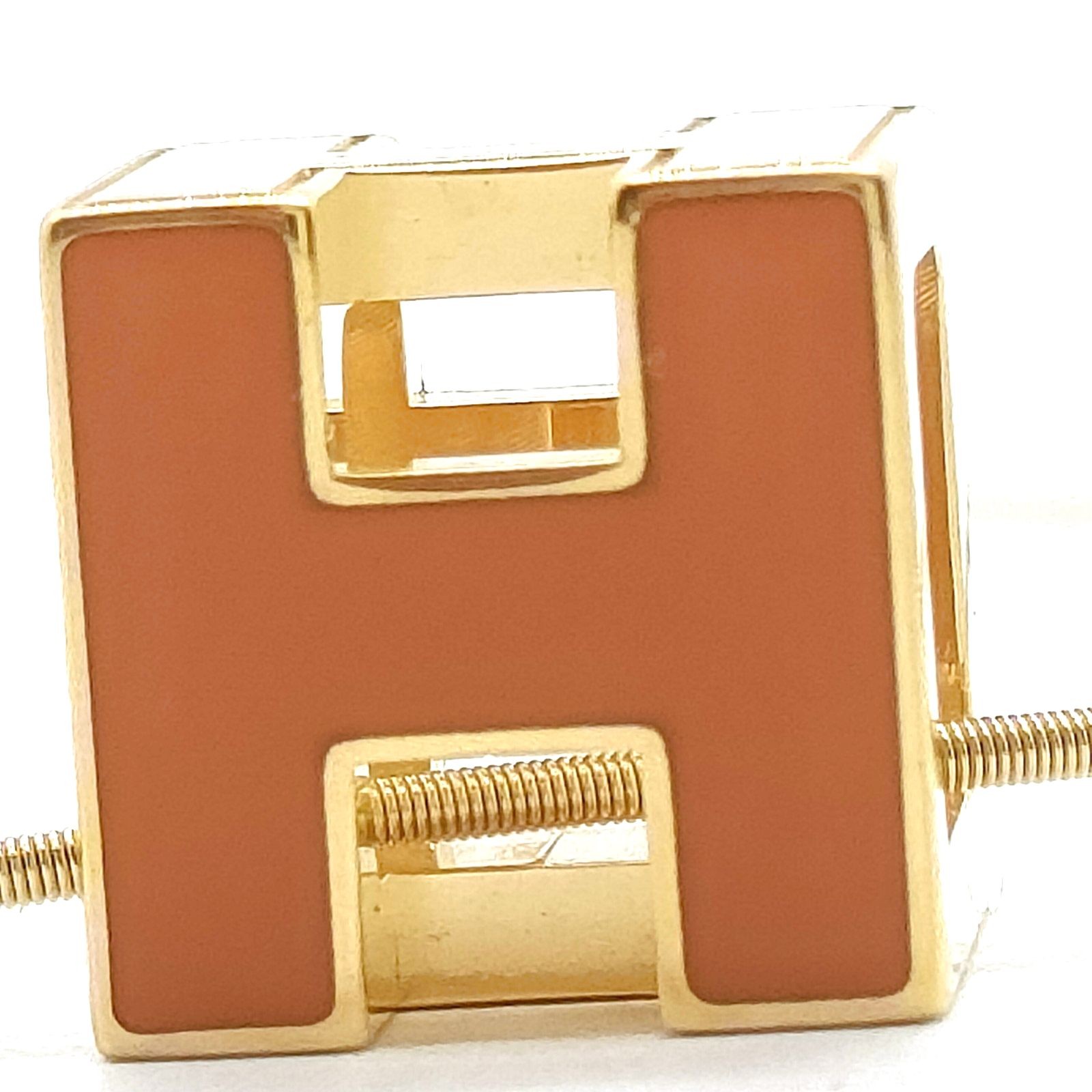 Hermes Necklace H cube Stainless steel 2334836