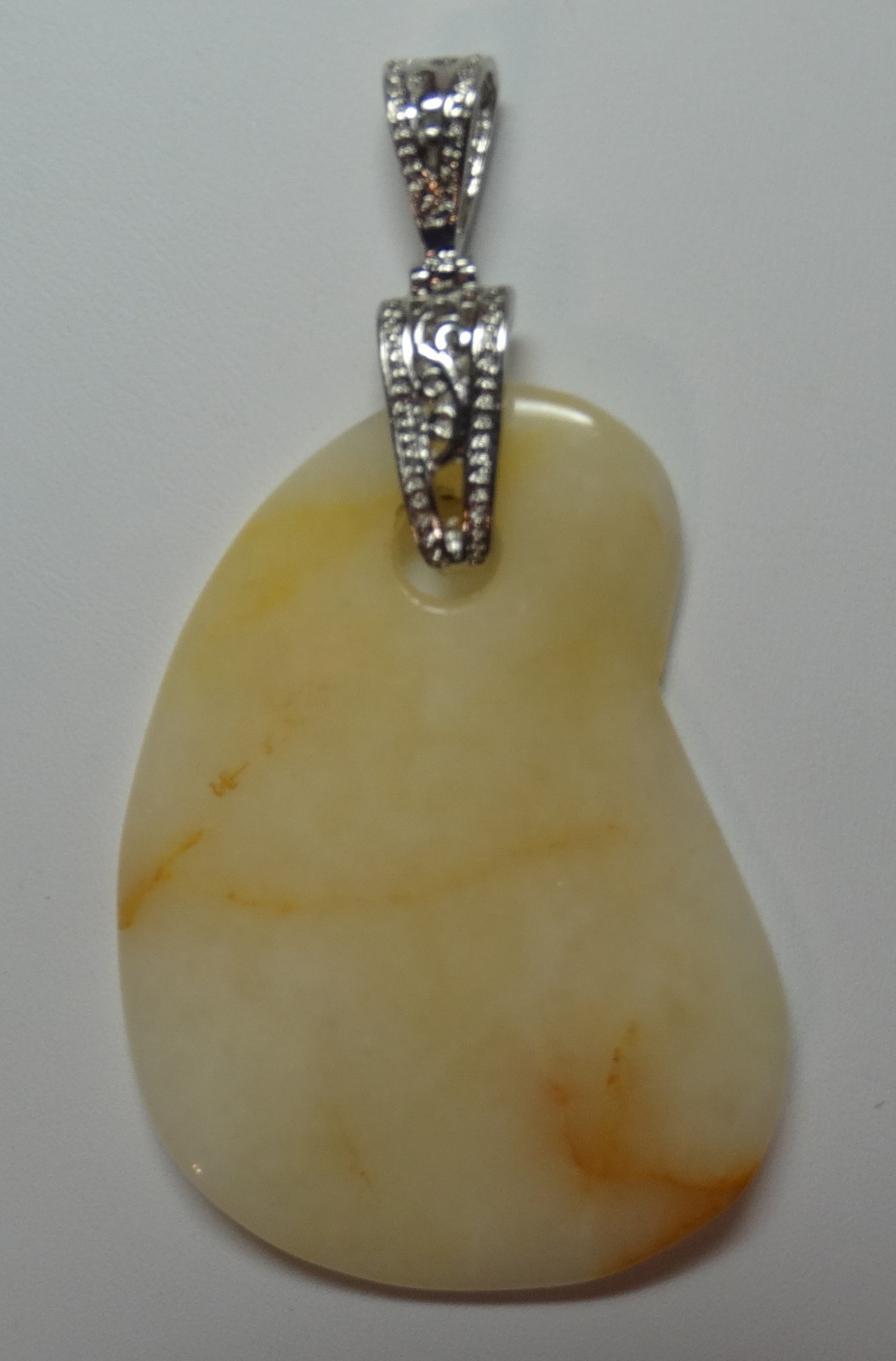 INTERCHANGEABLE SLIDE Locking Donut Bail Fits Crystal Halios Silver Plated