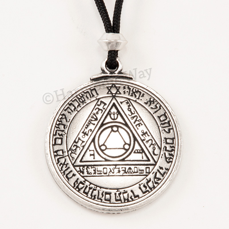 TALISMAN of SUN Magic Pentacle Solomon Seal HEALTH WEALTH Pendant Necklace