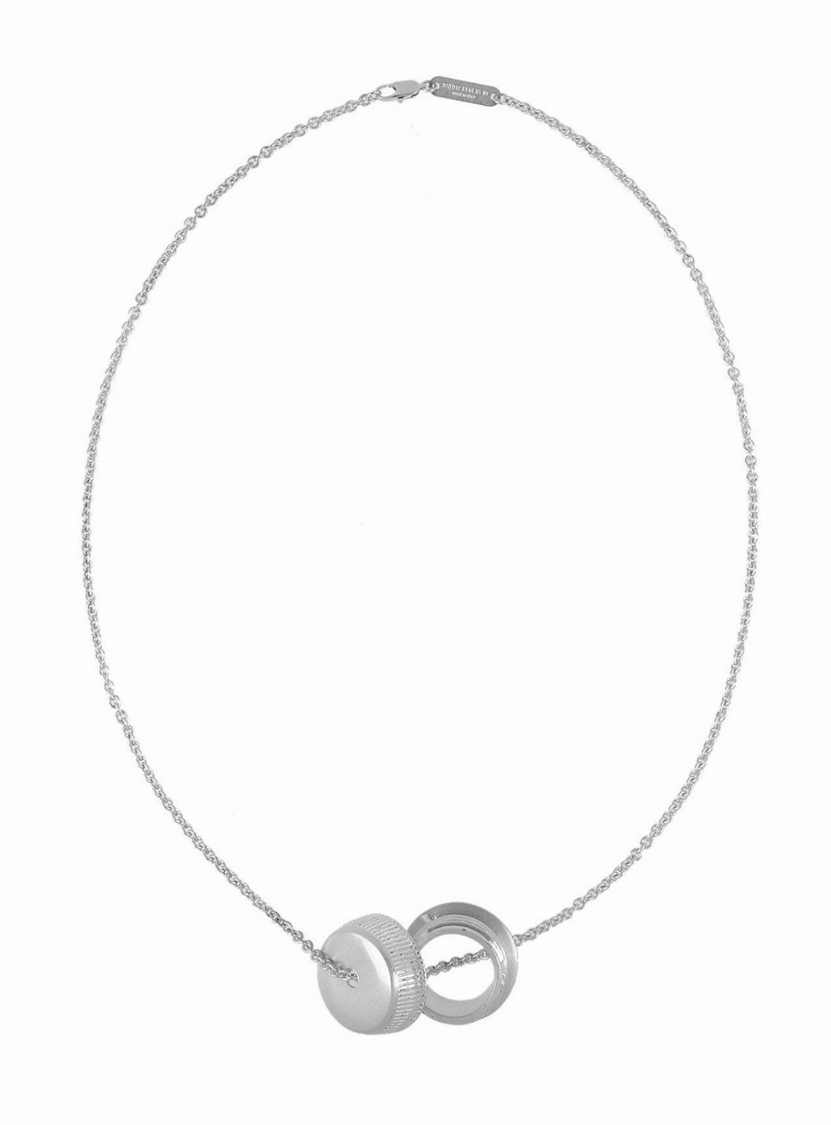 Maison Margiela Line 11 Unisex Silver Chain Bottle Cap Replica Pendant Necklace