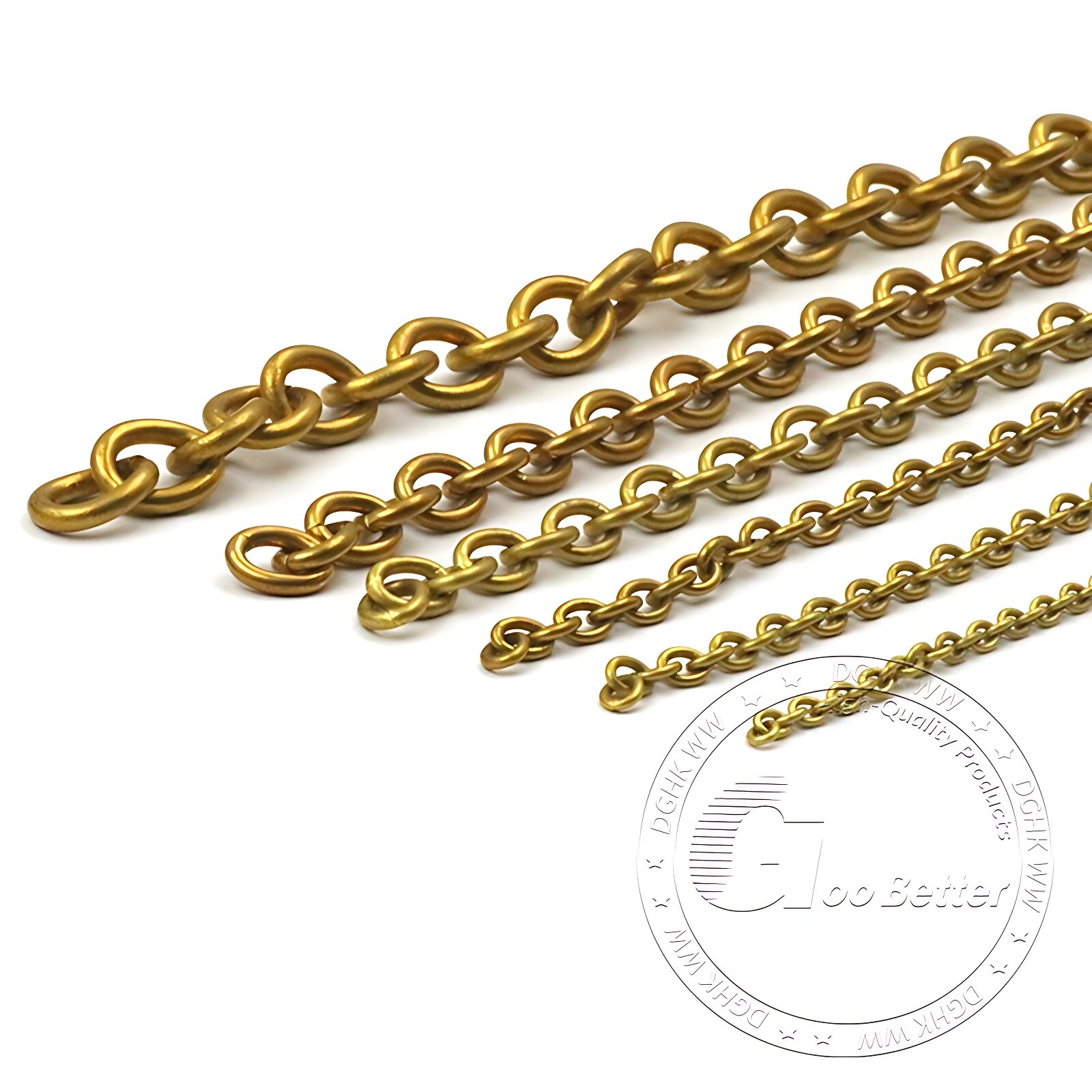 Solid Brass Chain 4-15mm Width Necklace Jewelry Bags Craft Chain Sold Per Meters
