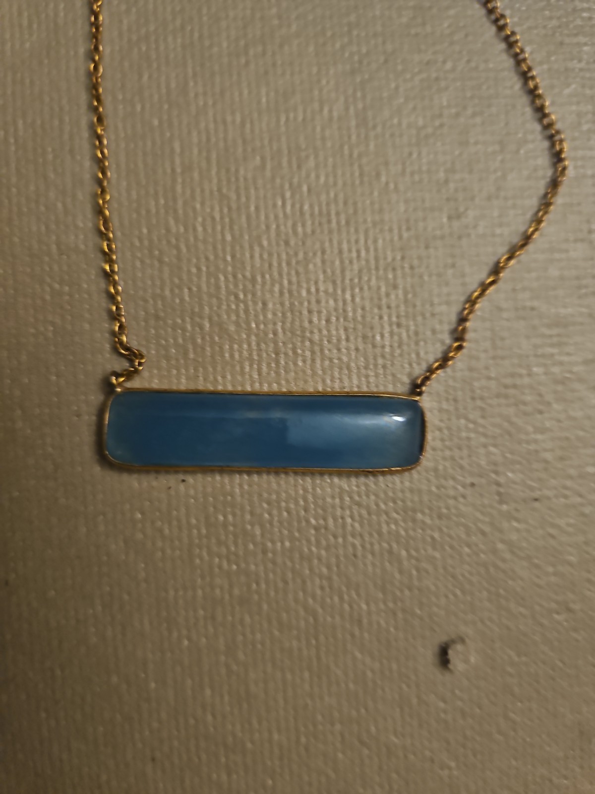Jade Bar On 7 1/2″ Chain