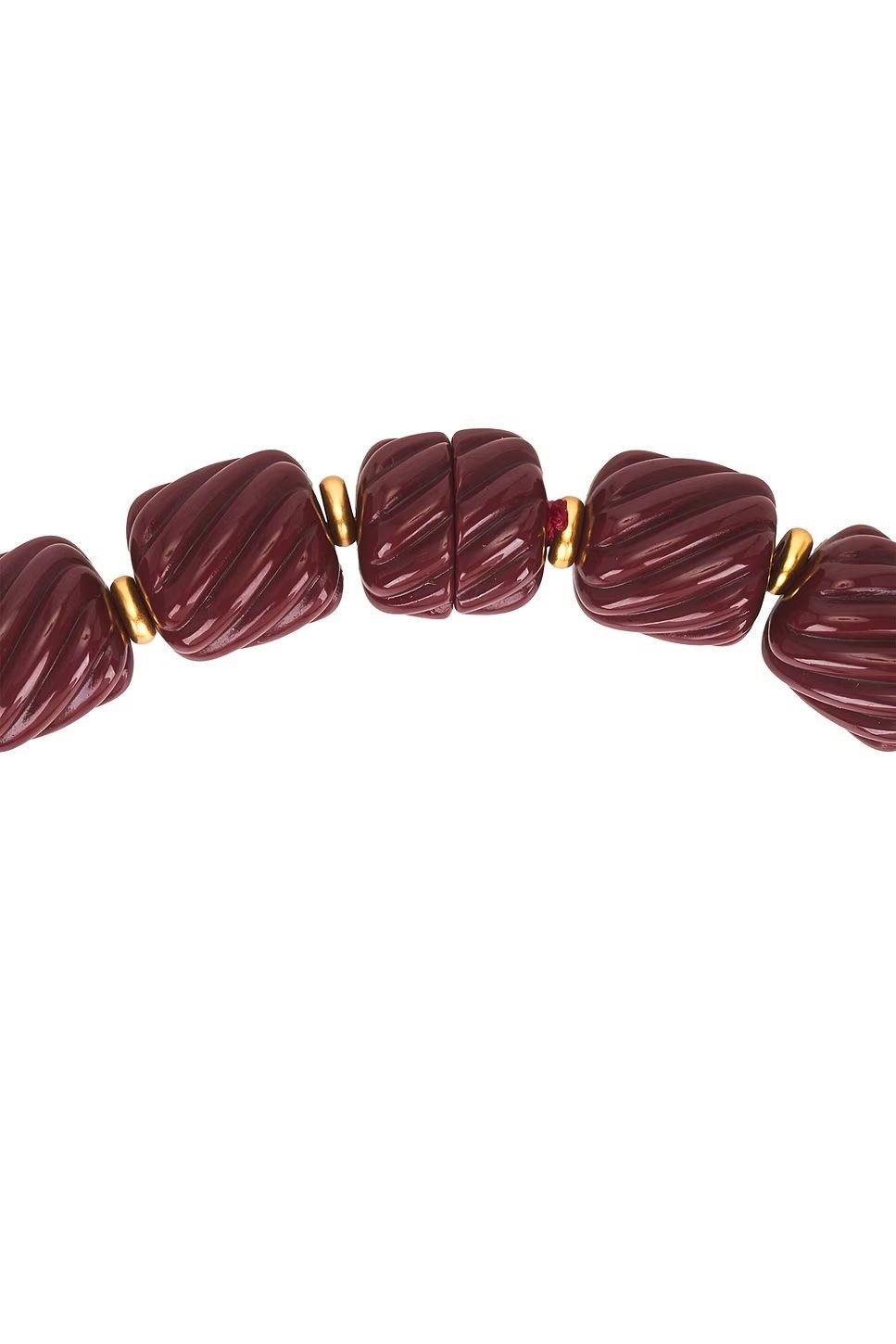 Julietta Lira Necklace in Burgundy One Size Womens Jewelry