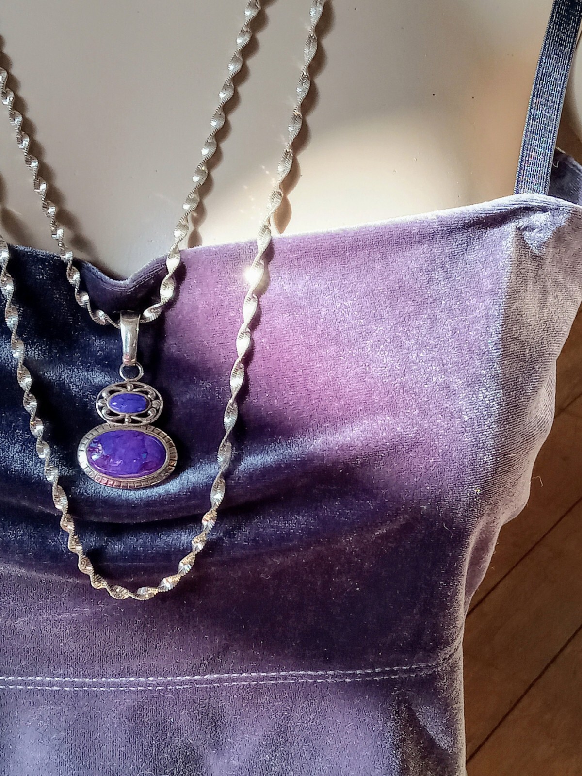 A 24″ Italian Sterling Silver Margarita Necklace