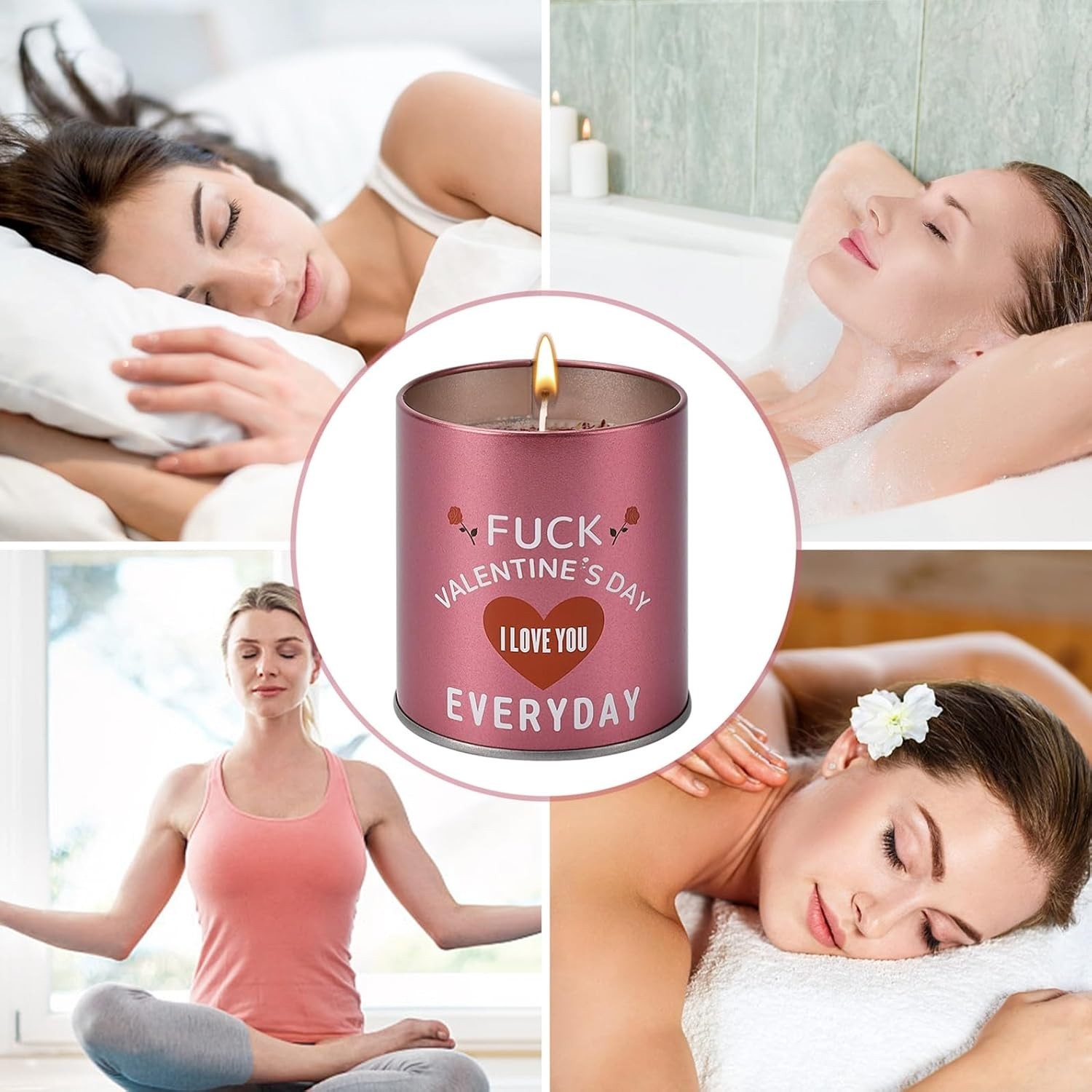 Valentines Day Gift Candles, Wife Romantic Valentine Present For Her I Love You