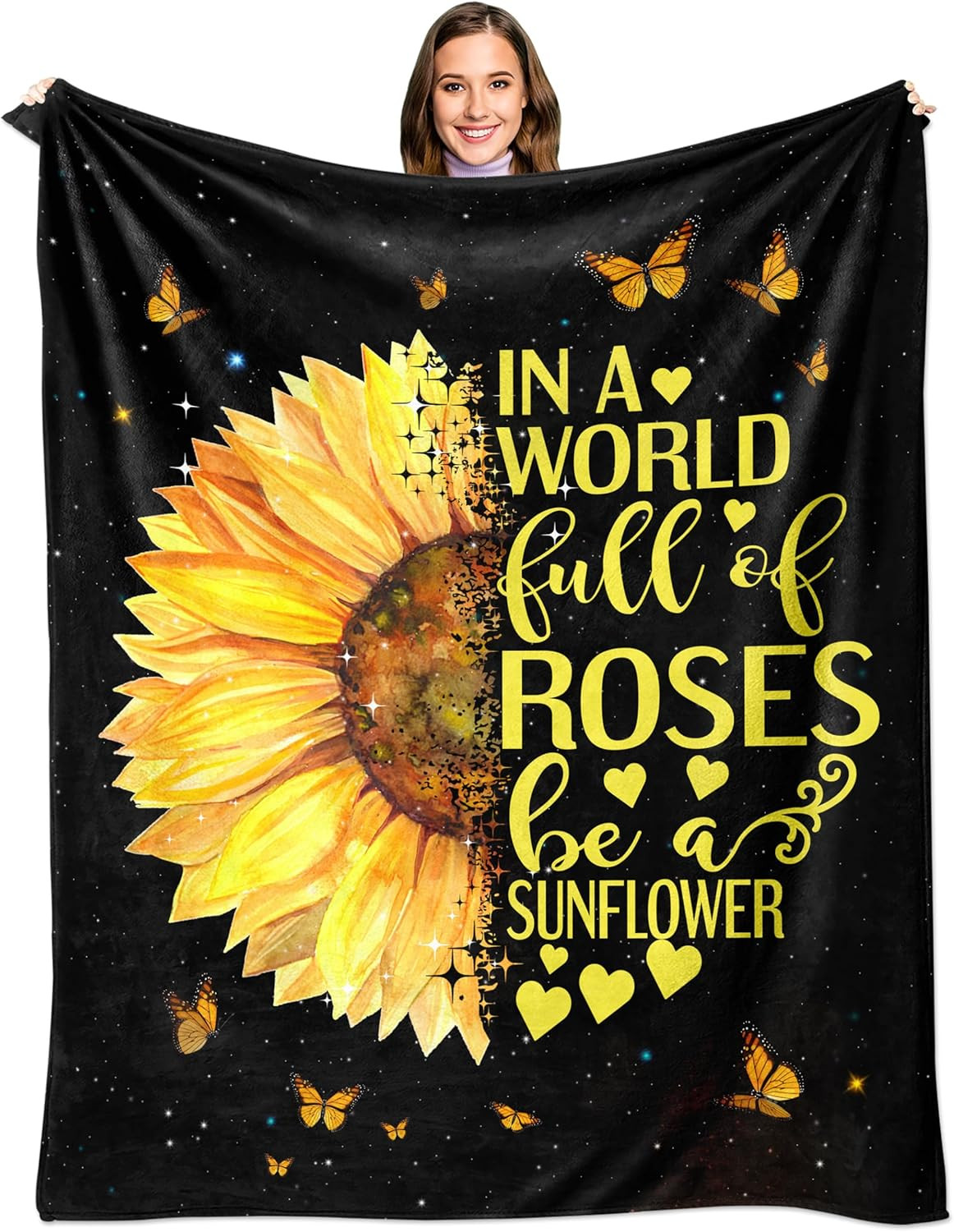 Sunflower Gifts for Women, Birthday Gifts for Sunflower Lovers, Inspirational/Ge