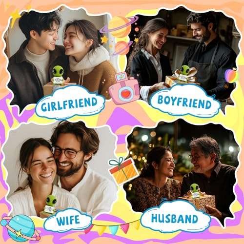 Gifts for Him Her Boyfriend Girlfriend Men Women Crochet Alien for My Love