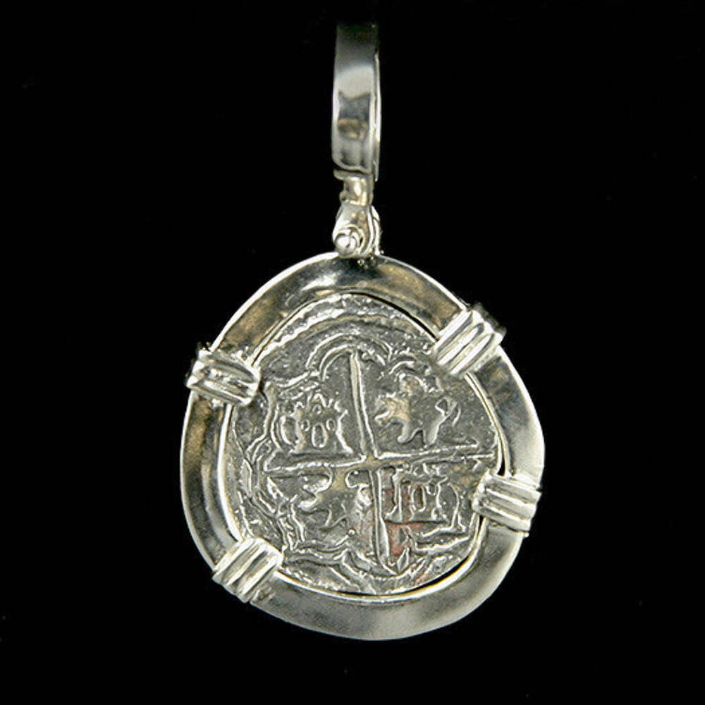 Atocha Sunken Tresure Jewelry – 1 Reale Trillion Silver Coin Pendant