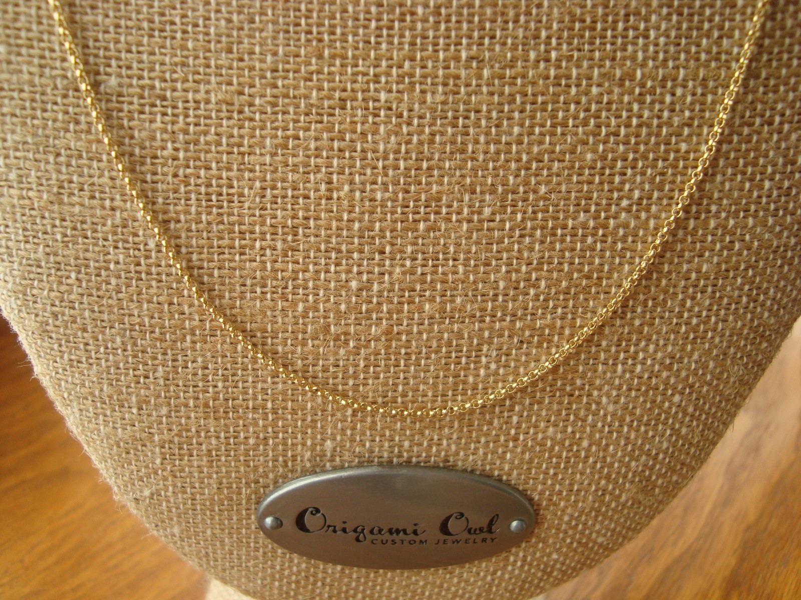 Authentic Origami Owl 32″ Gold 1.5mm Rolo Chain “New”