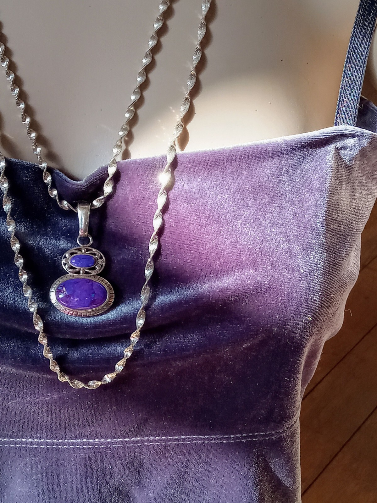A 24″ Italian Sterling Silver Margarita Necklace