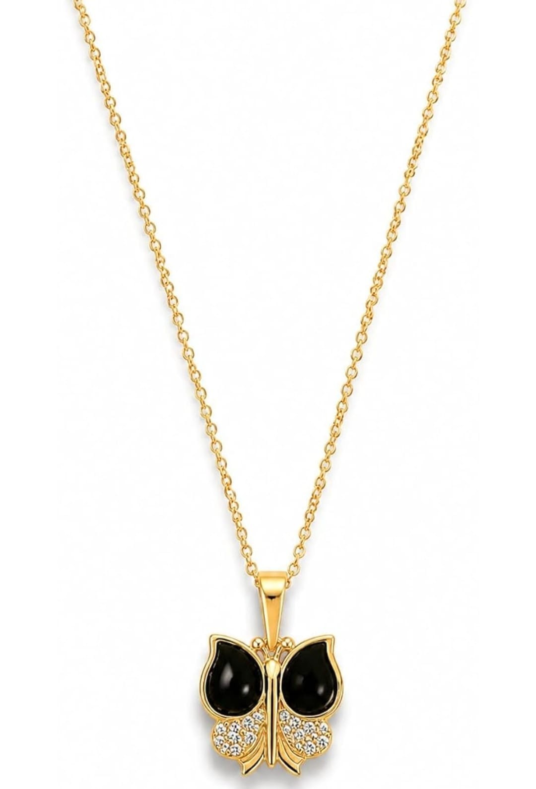 Indian bollywood butterfly shaped created stones pendant for women and girls