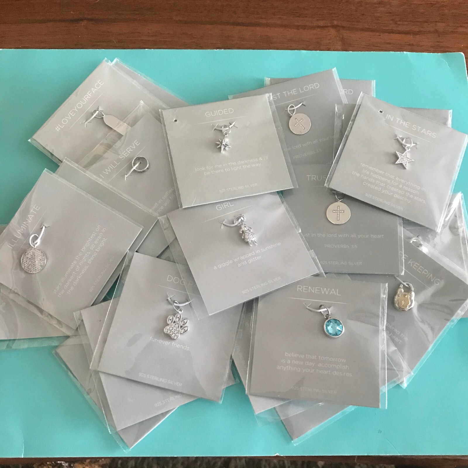 Authentic Origami Owl “Your Choice” Silver Core Sterling Silver Dangles “NIP” #1