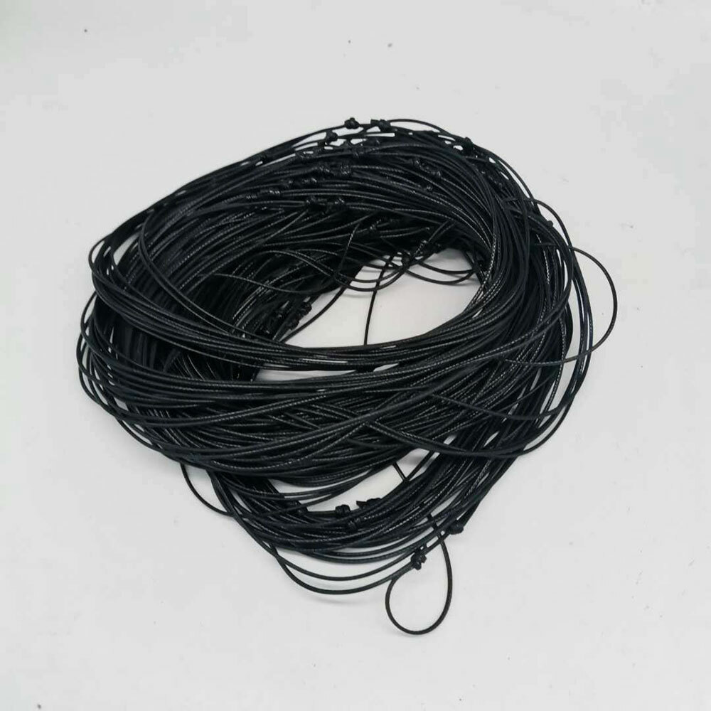 10/20/30PCS Handmade Black Korea Waxed Cord Necklace 16-32inch Adjustable USA++