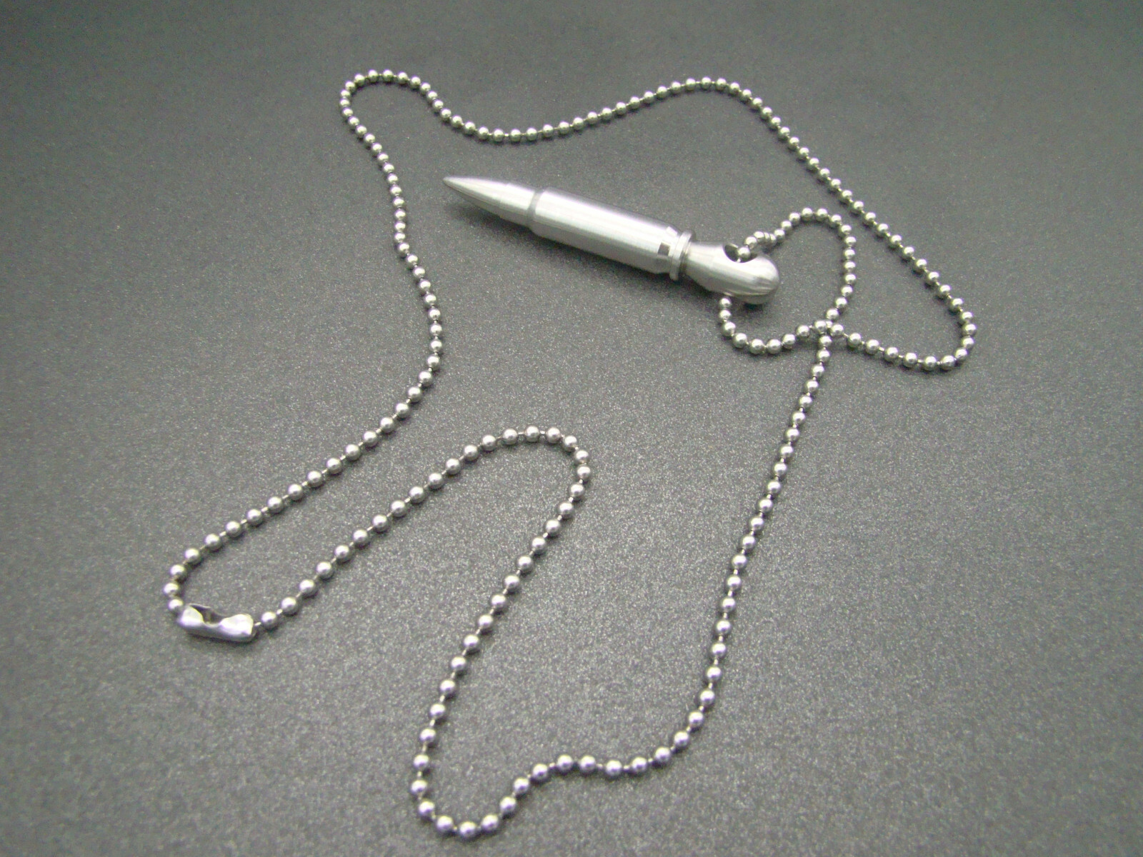 FN 5.7x28mm 5.7×28 5.7 x 28 Bullet Necklace 2A Stainless Steel Made in the USA