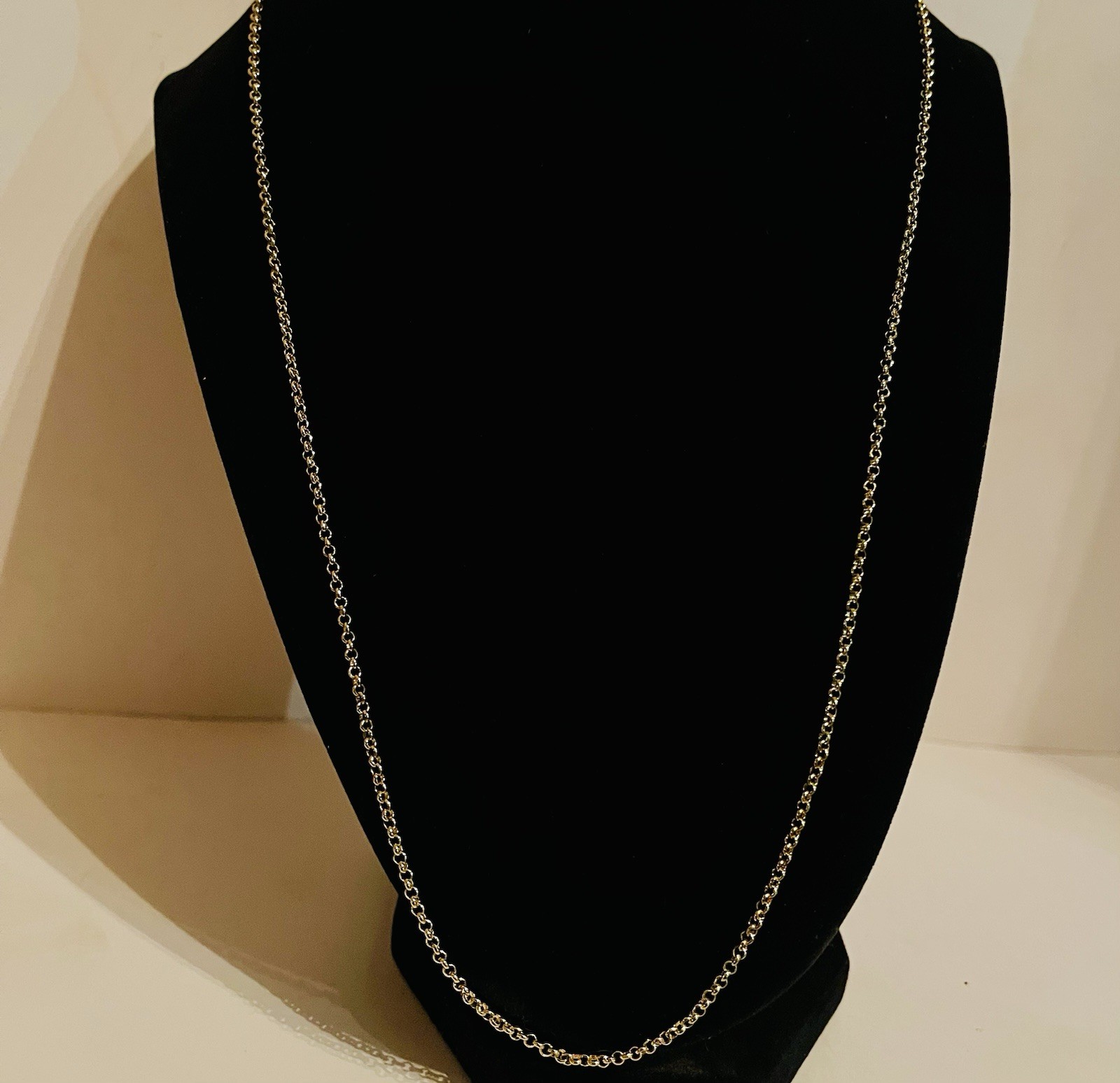 Authentic Origami Owl 24-26″ Gold Tone 2mm Rolo Chain NEW ***Read*** (Ref#132)