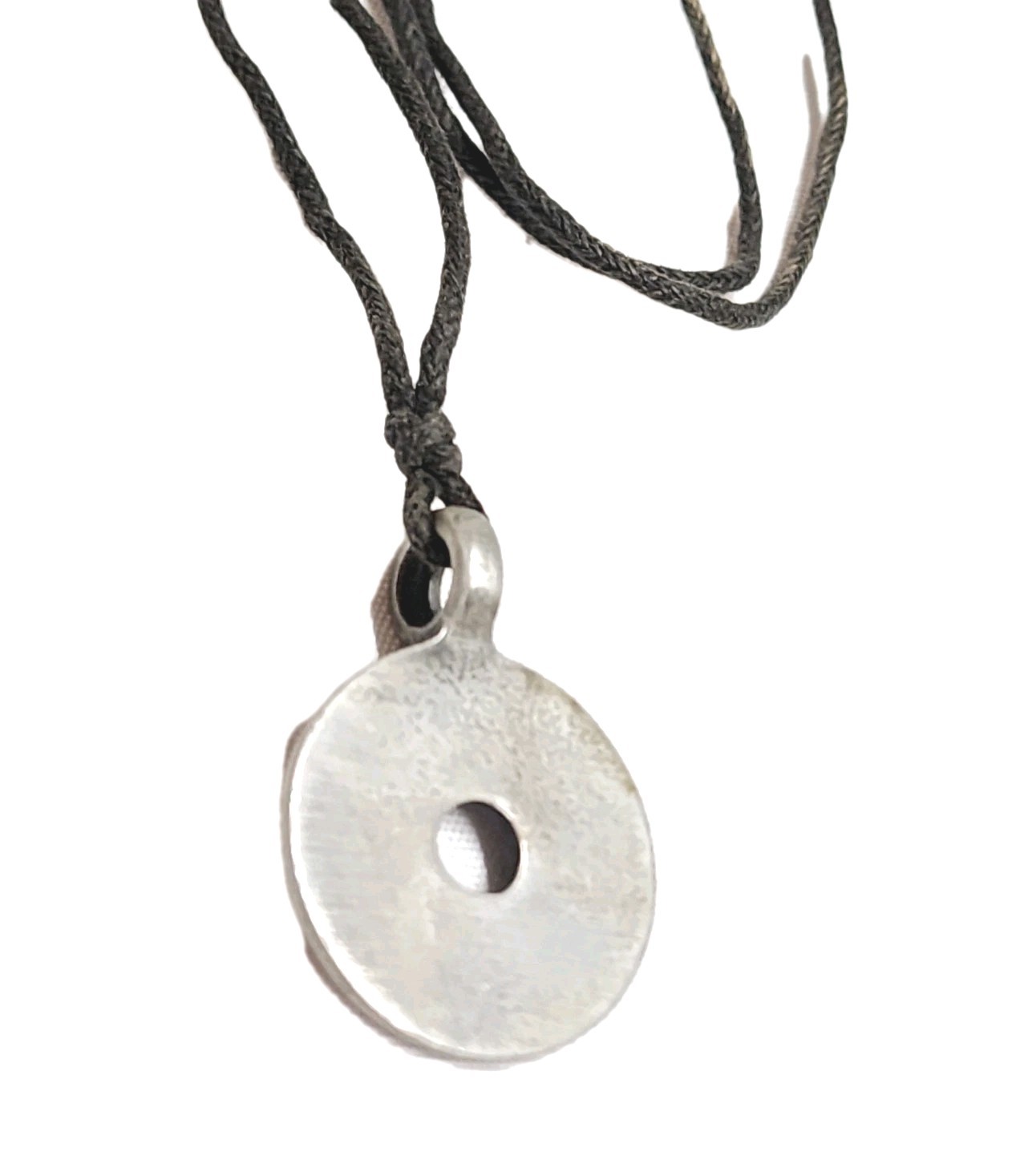 Zodiac Signs Pewter Pendant Charm Necklace Pewter Tone BlacK Cord Astrology