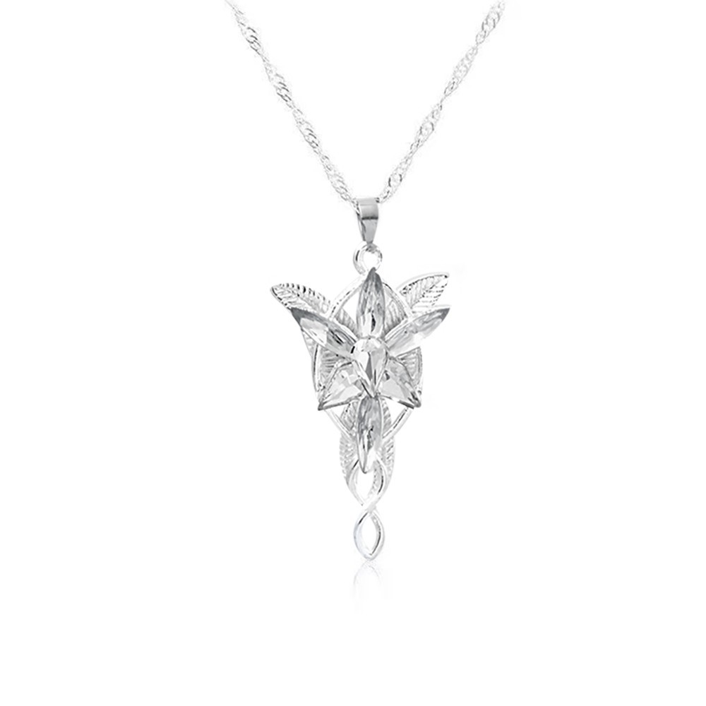 Arwen Evenstar Necklace – Lord of the Rings Pendant Jewelry for Women