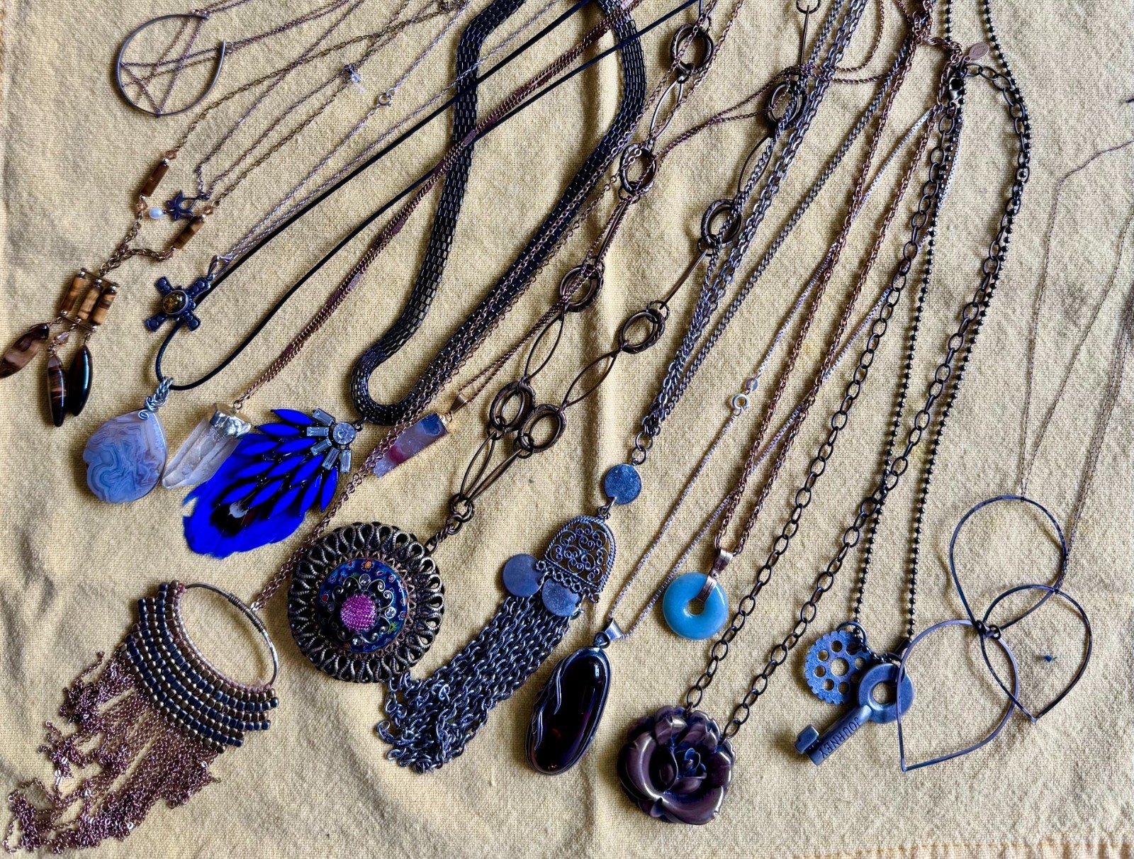 Wearable Necklaces or use for crafting various lengths Lot 2