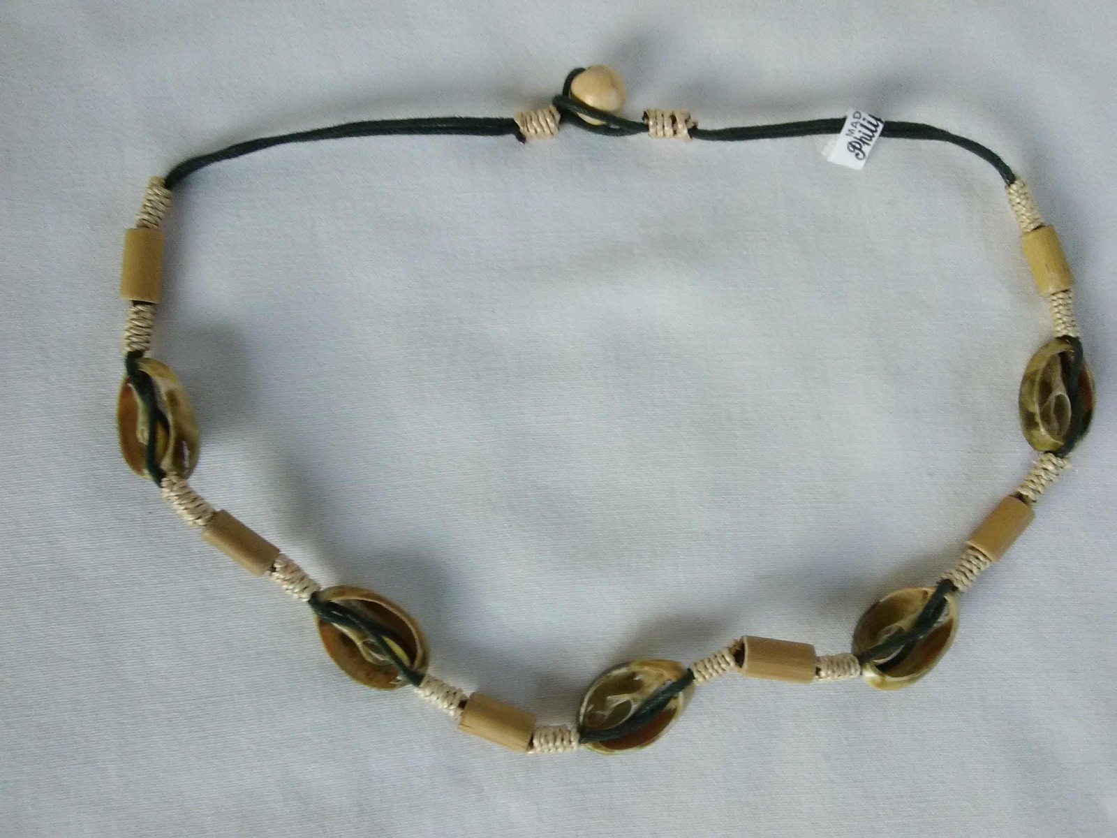 Cowrie Surfer Hippie Shell Ethnic Tribal Unisex Necklace 18″ USA Seller New
