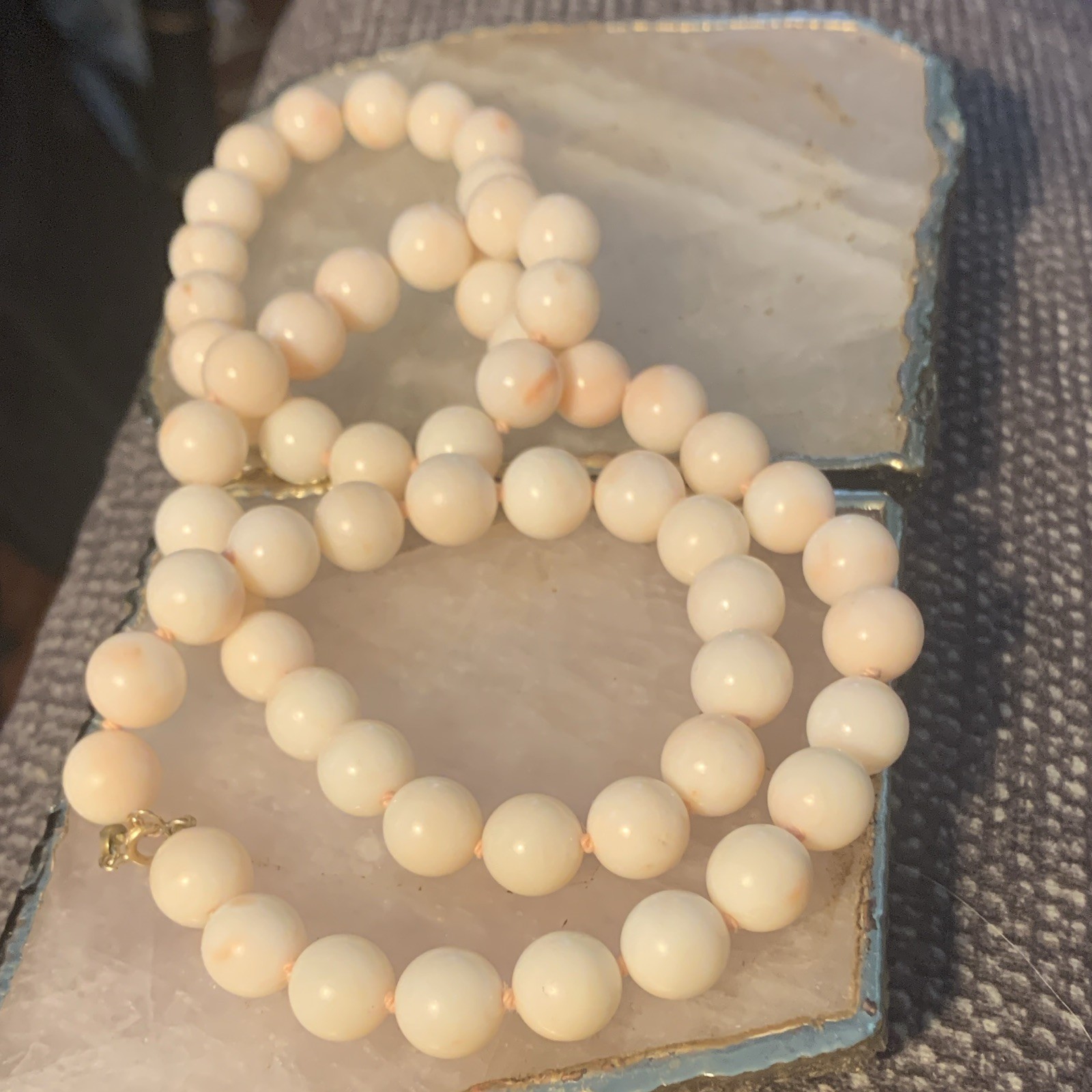 Orange blush Angel Skin Coral- Beaded Style. Excellent condition
