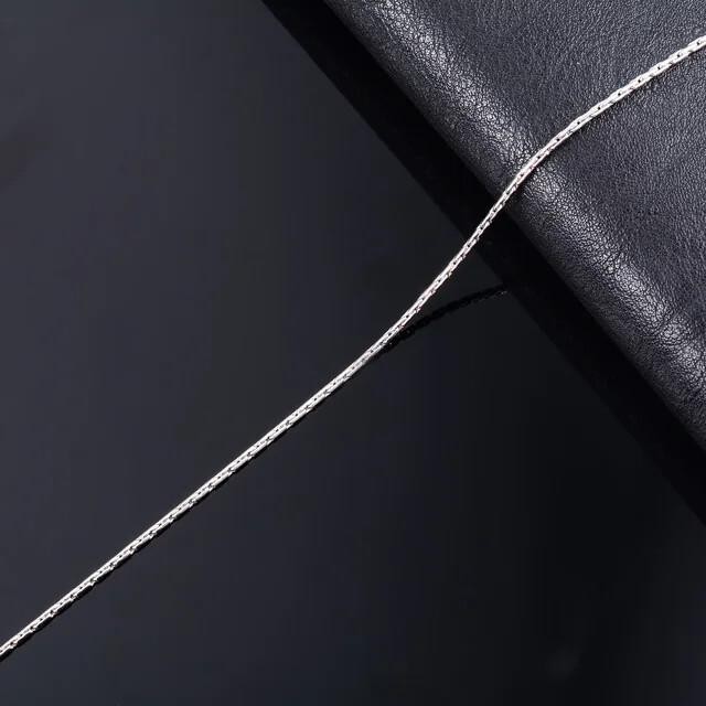 Thin Silver Necklace Link Cable Chain for Women | 316l Stainless Steel Jewelry