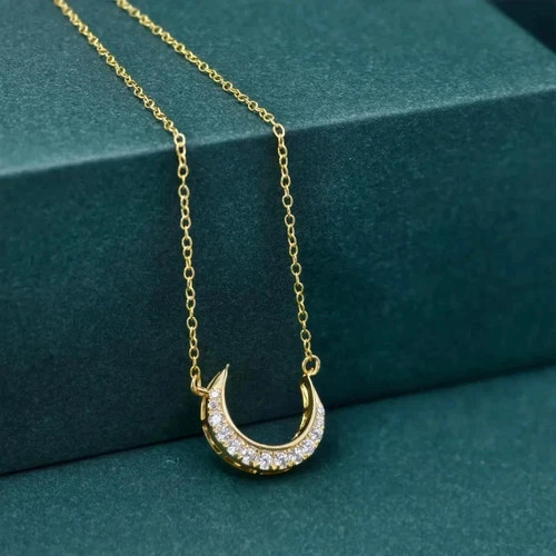 2.00 Ct Round Cut Simulated Diamond Women Pendant 925 Sterling Silver Women Gift