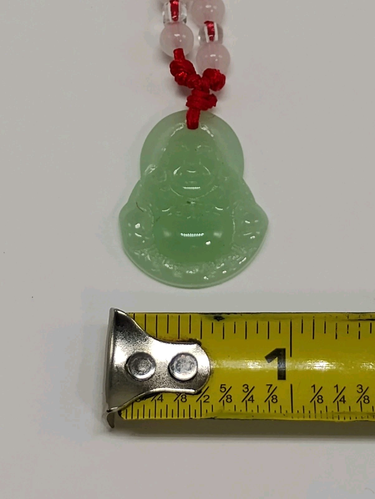 Reseller Lot Of 100 Green Jade Buddah Pendants 16″-28″ Adjustable Rope Necklace