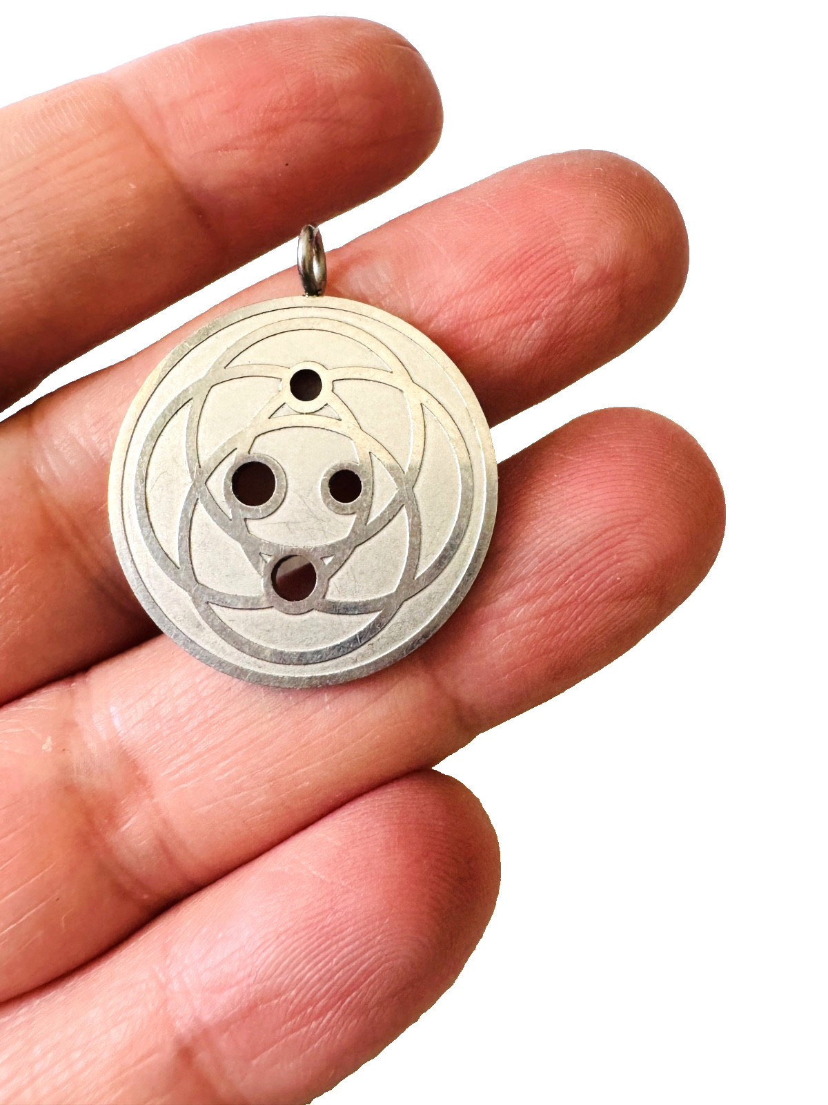 Stainless HARMONI Personal EMF Necklace Pendant 1” Large (25mm)