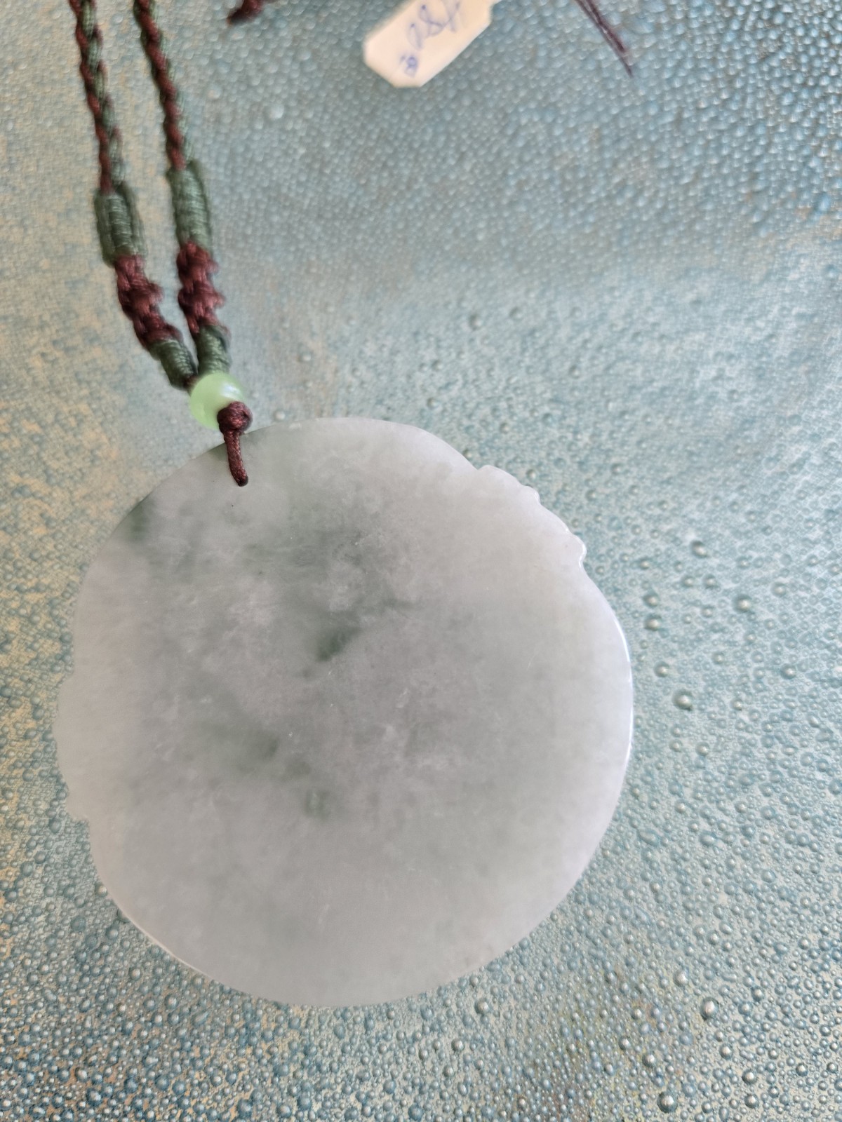 Natural A grade Carve jade Jadeite Pendant Chinese Kylin, Qilin or Kirin (麒麟)