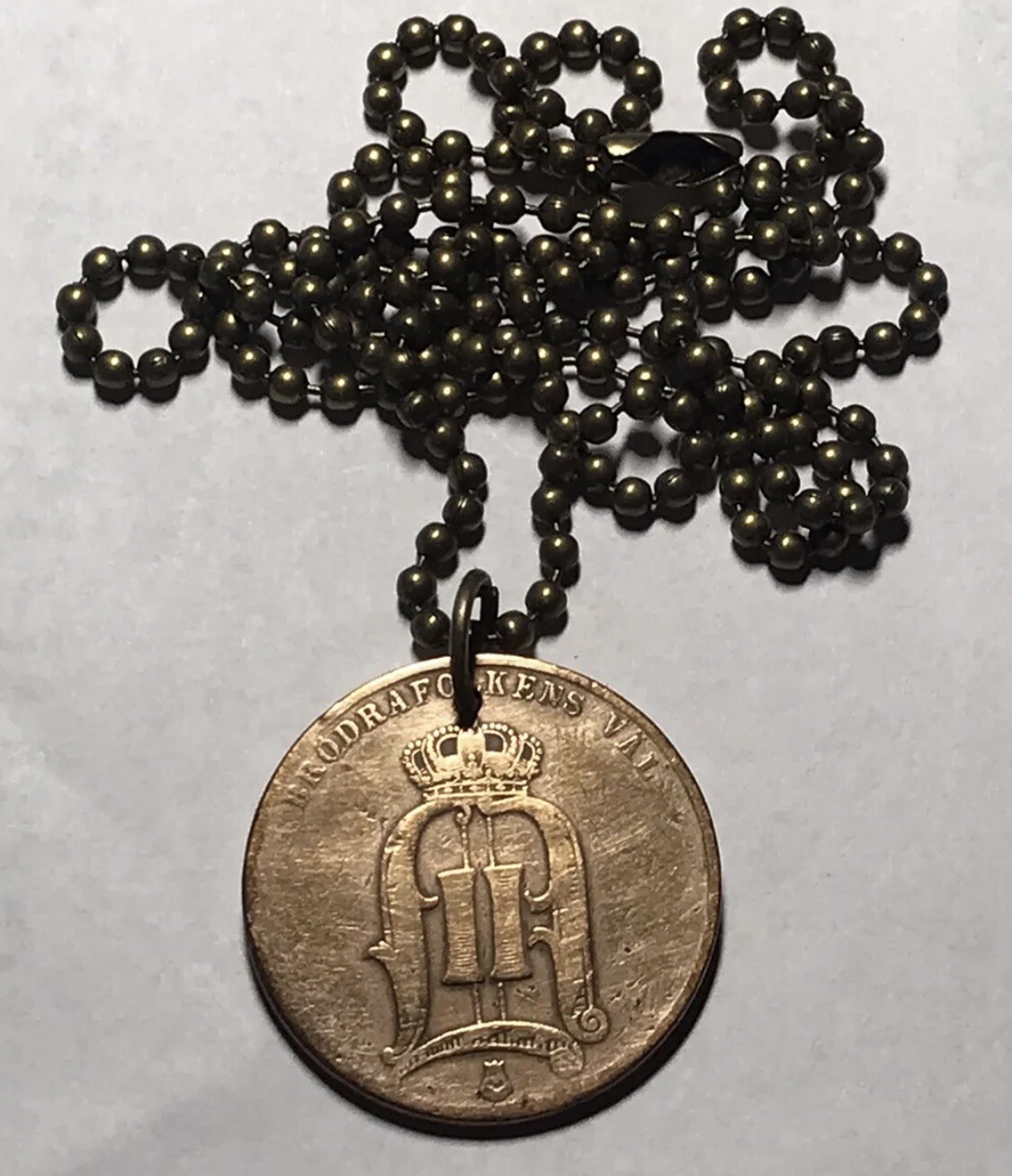 Sweden 5 Öre Norway Coin Pendant Date. Real Antique Coin. DATE VARIES… 🎁