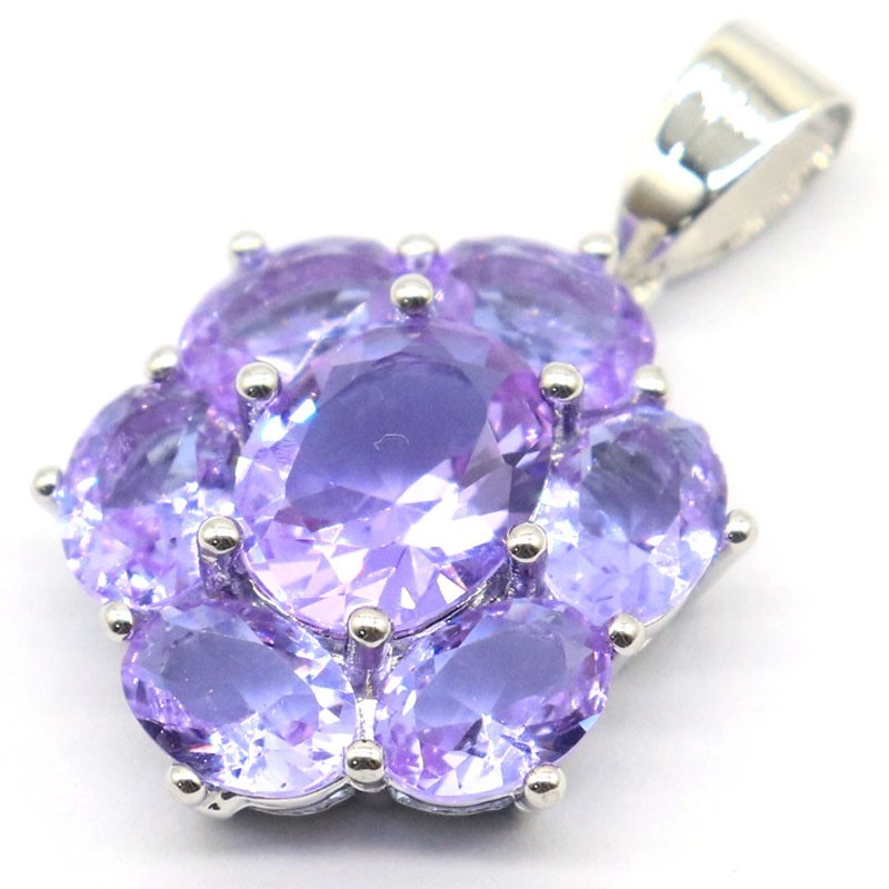 Buy 3 Get 1 Free Prevent Allergy Color Changing Alexandrite Topaz Silver Pendant