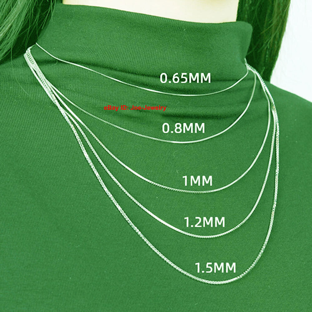 Real 18K Yellow Gold 1.1mm THIN Cable Link Chain Women’s Necklace 17.7inch