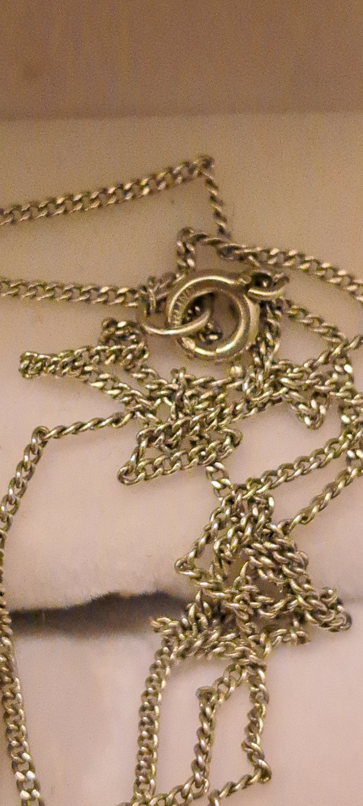 Antique Sterling Silver Perfume Bottle Necklace Floral Motif with Silver Chain
