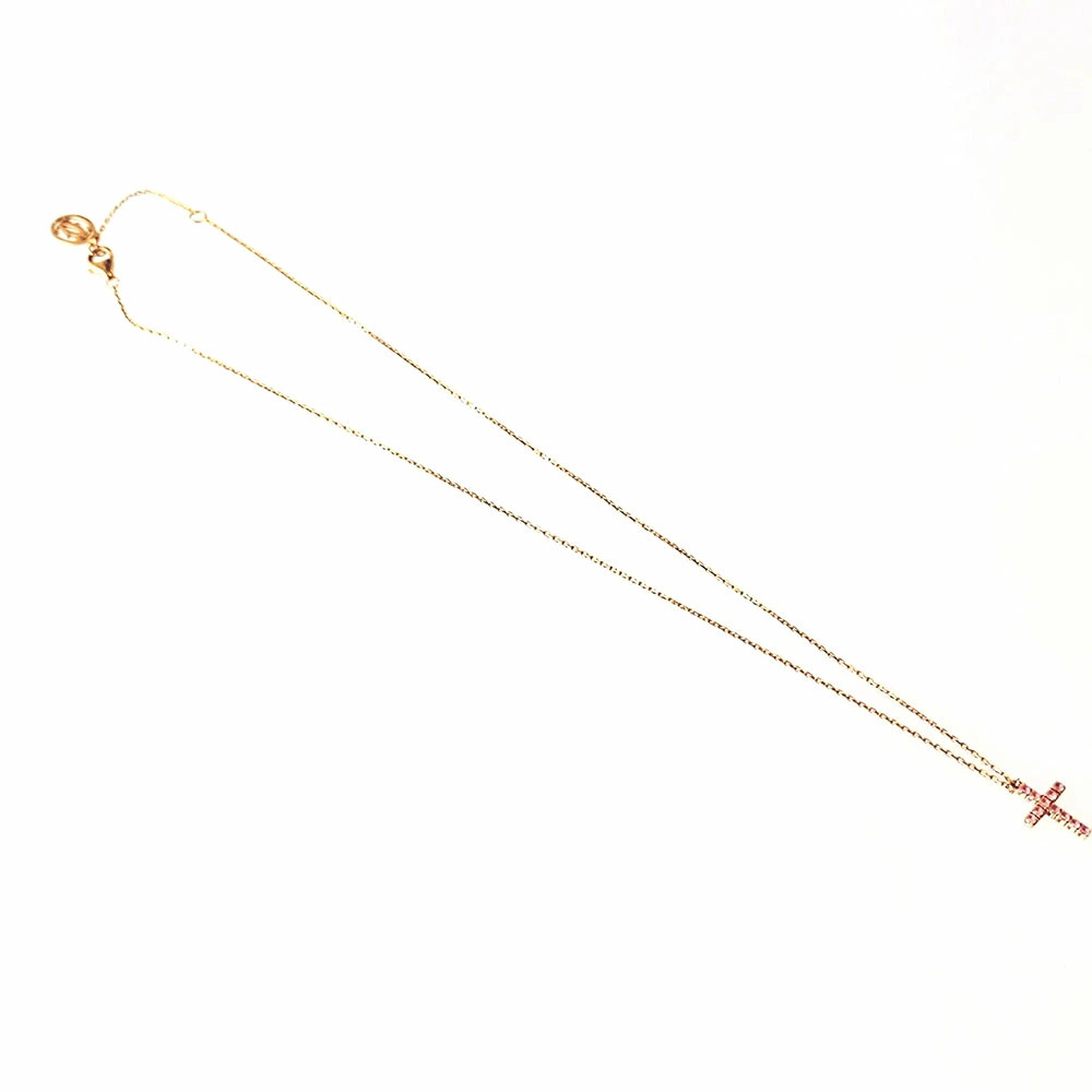 CARTIER Symbol Cross Necklace Women’s K18YG [n: A] Authentic From Japan