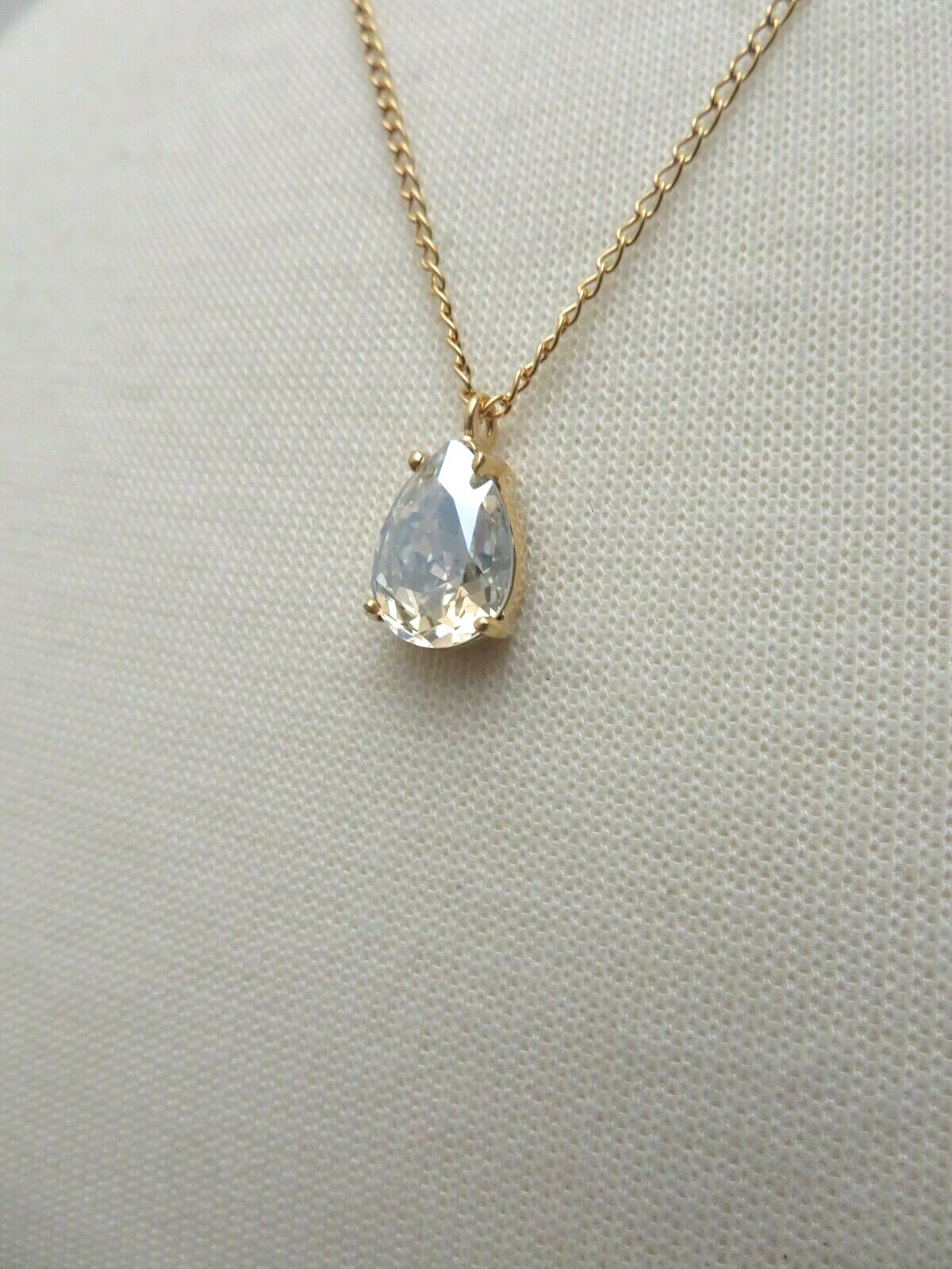 NEW KIRKSFOLLY PETITE TEARDROP NECKLACE 17-20″