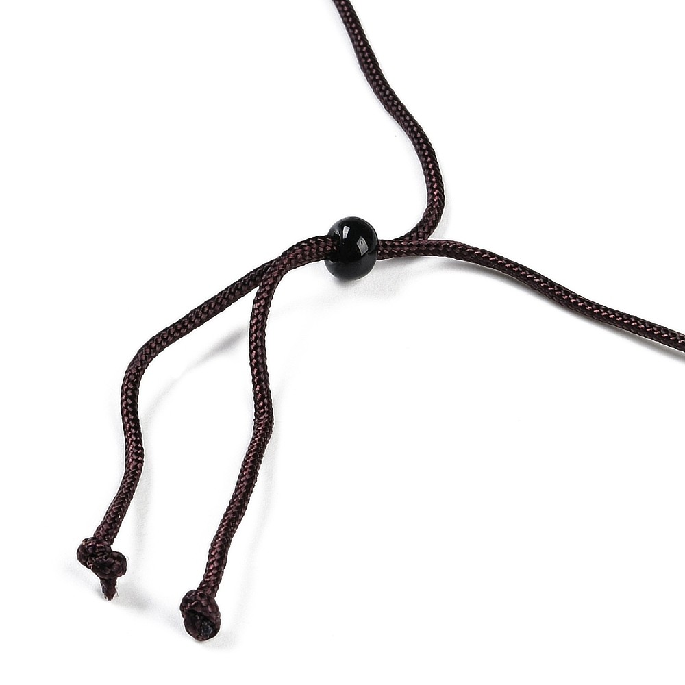 Pendant Necklace Nylon Cord Butterfly Adjustable Slider 27.68 in N120