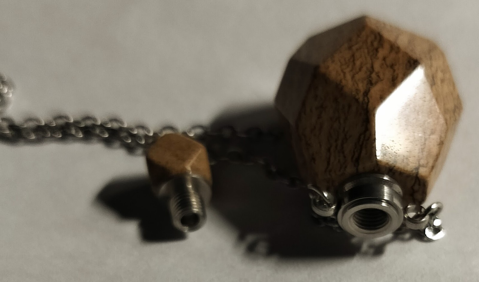Natural Jasper Stone Perfume Bottle Pendant Necklace Essential Oil Holder