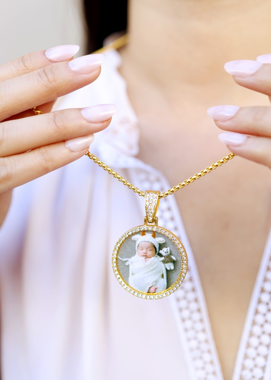 Personalized Picture Necklace, Custom Photo Necklace, Photo Pendant, Photo Jewel