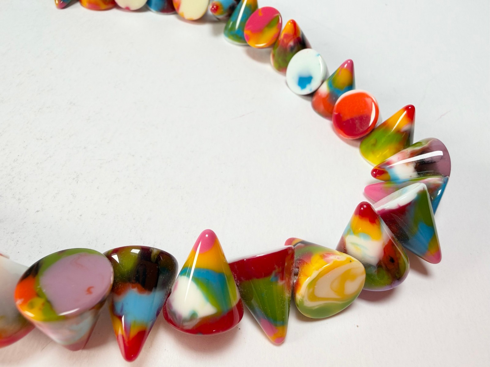 Jackie Brazil “Corina” Small Cones Kandinsky 55cm Necklace ( N0058 )