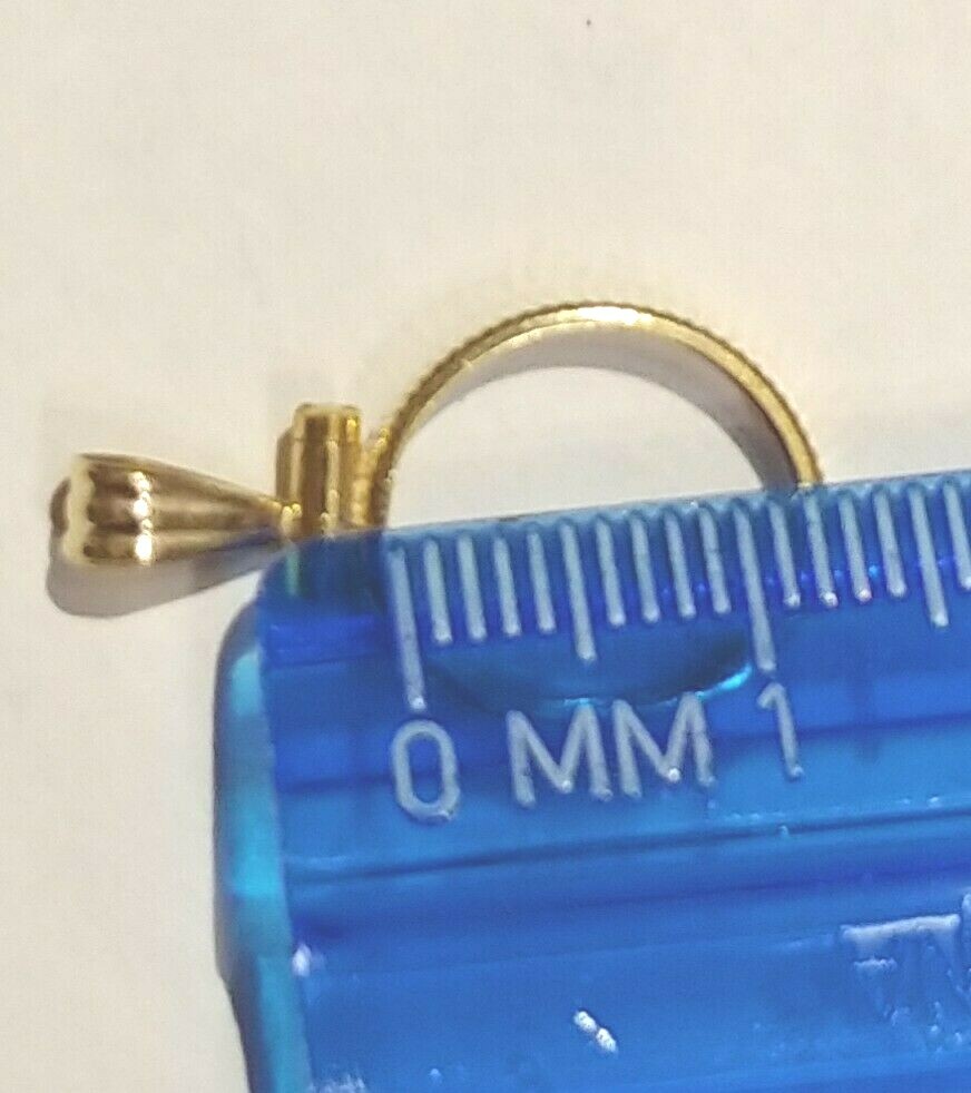 Fuller Findings Yellow Gold Filled. 13mm (12.7)Coin Bezel Pendant