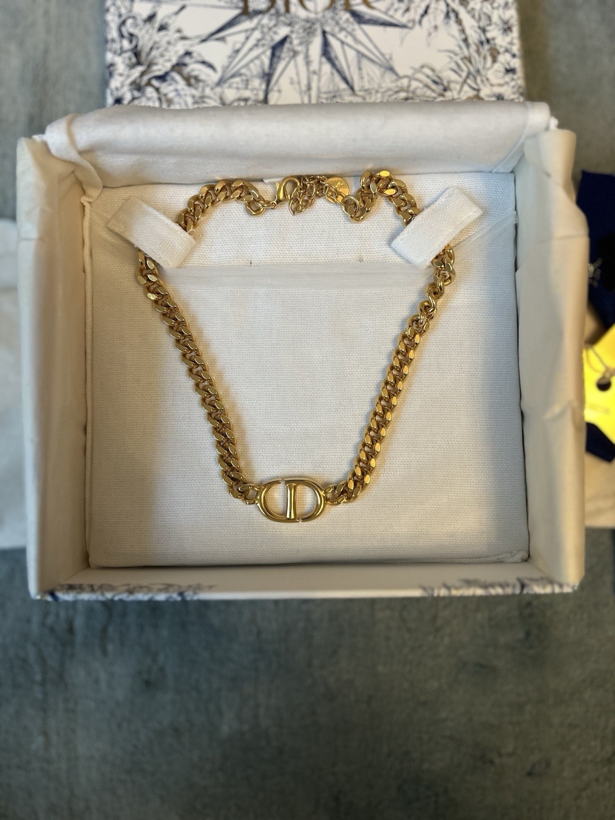 Christian Dior CD Chain Choker