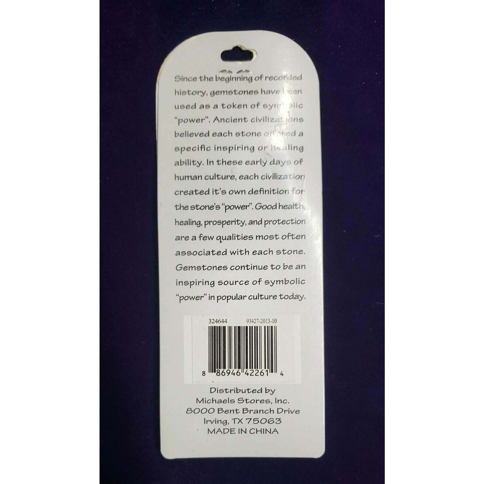 Crystal Health Semi Precious Real Quartz Stone, 28″ Silver Tone Chain, NWT
