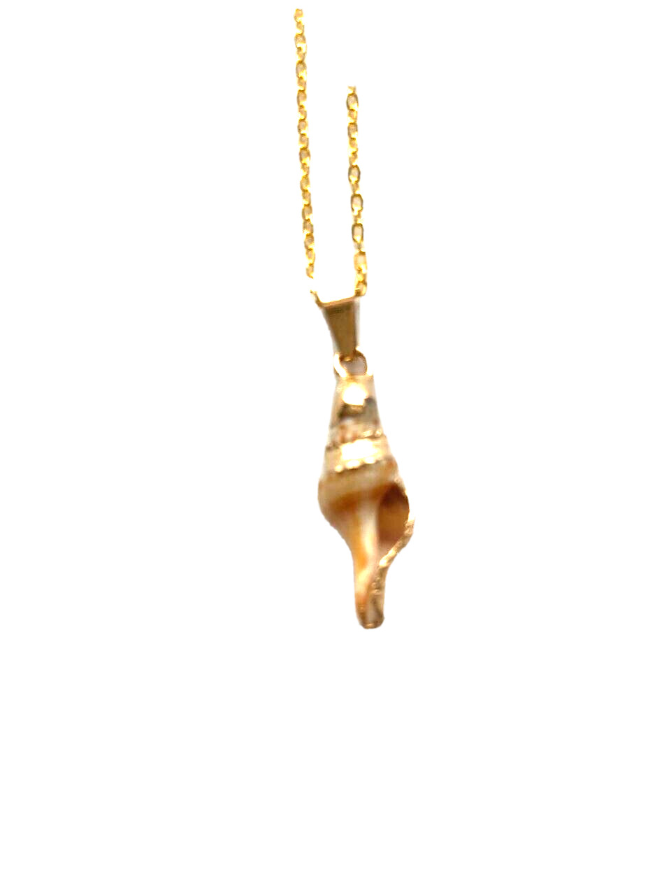 Pearl Shell Pendant Necklaces Gold Tone Chain Necklace Lot of 3