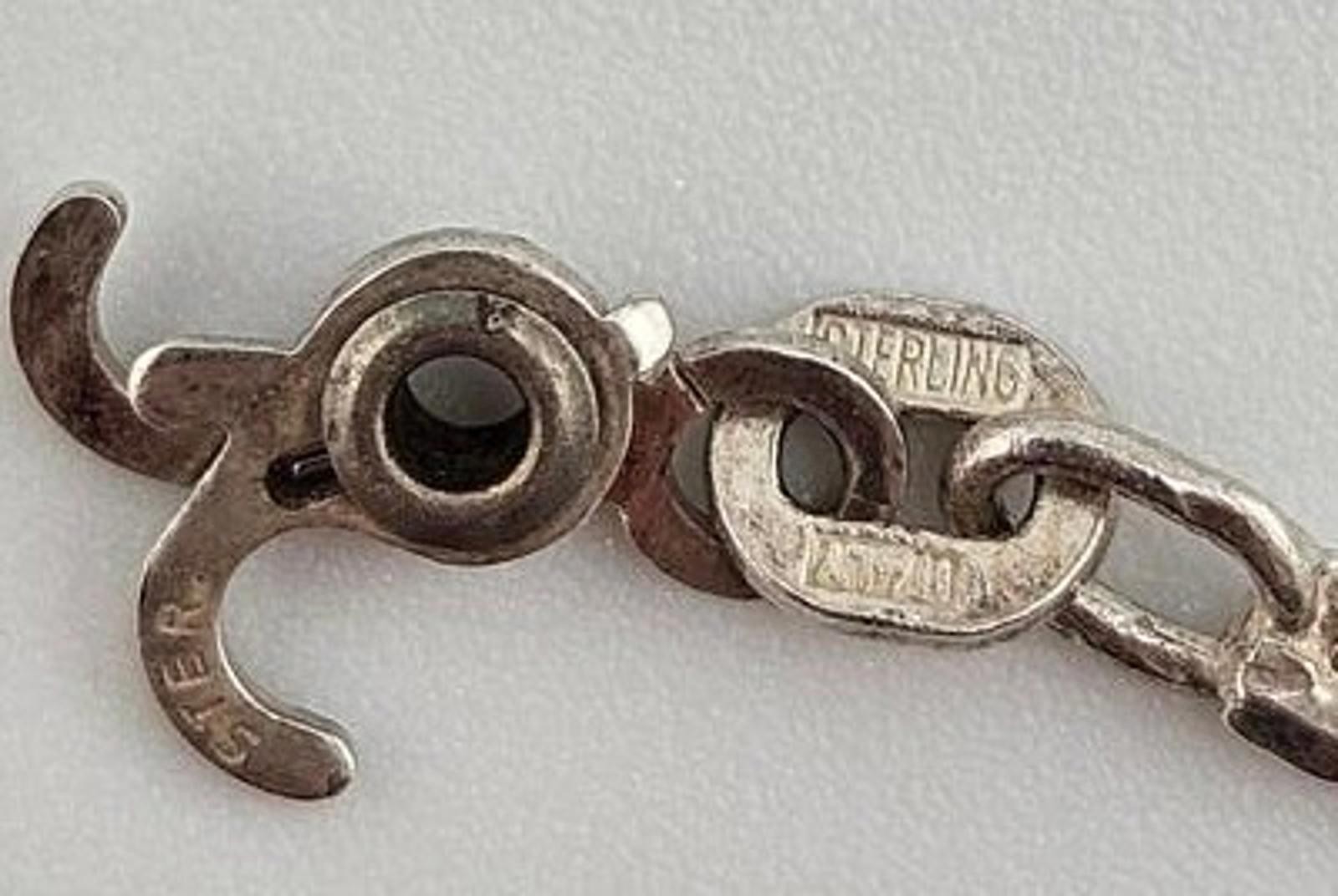 15in Sterling Silver 925 Boston Link Necklace