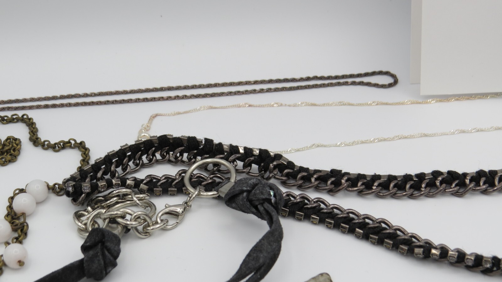 Costume Jewelry Lot 16 Necklaces 13 Bracelets 9 Earrings 6 Pins/Pendan Resale #6