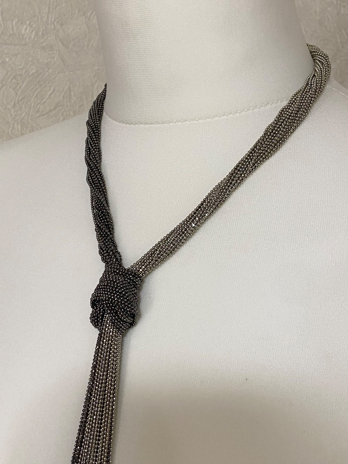 Fabiana Filippi Monili Chain Tassel Necklace