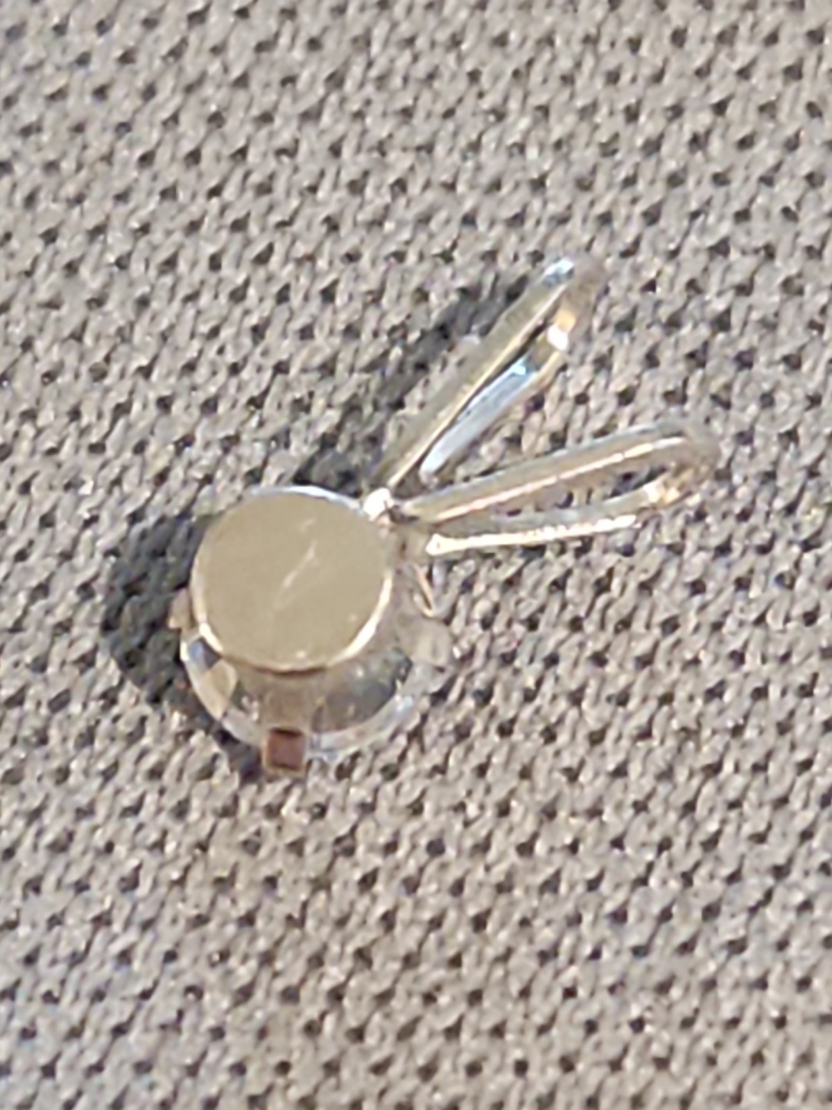 DAINTY Sterling Silver Pendant 1.5MM BAIL. 9.5mm Overall Length